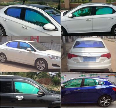 汽車炫彩紫光膜全車膜 汽車高隔熱防爆膜太陽膜玻璃膜前擋膜批發